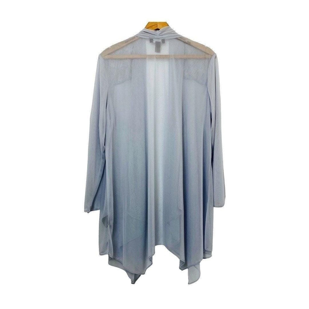 R&M Richards Women’s Sheer Fairygrunge Duster Blazer Sequined Long Line 18W - Picture 5 of 10
